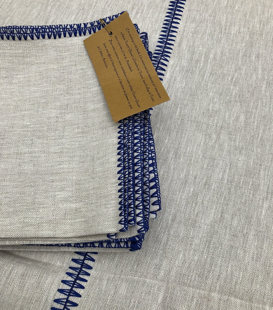 WE WE - Natural linen tablecloth