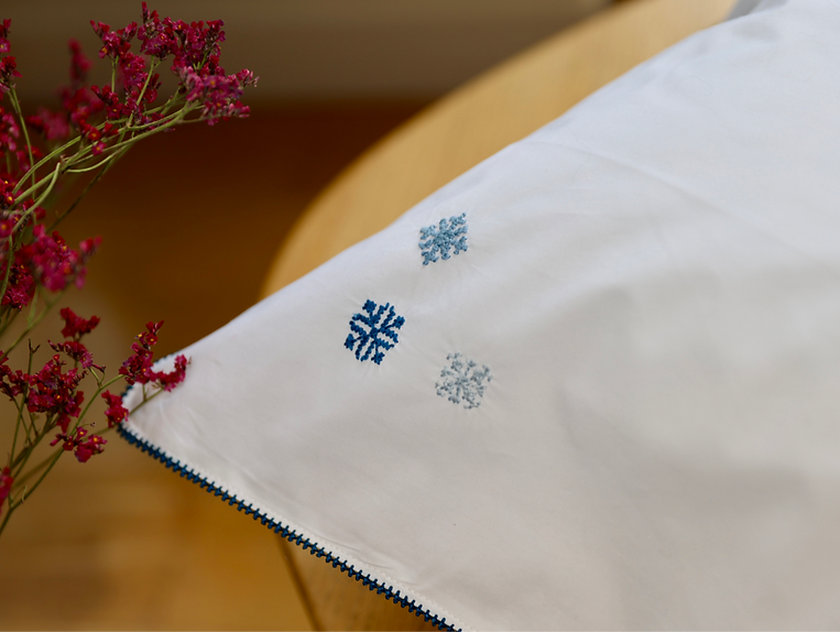 ATIKA - Set 2 taies d'oreiller