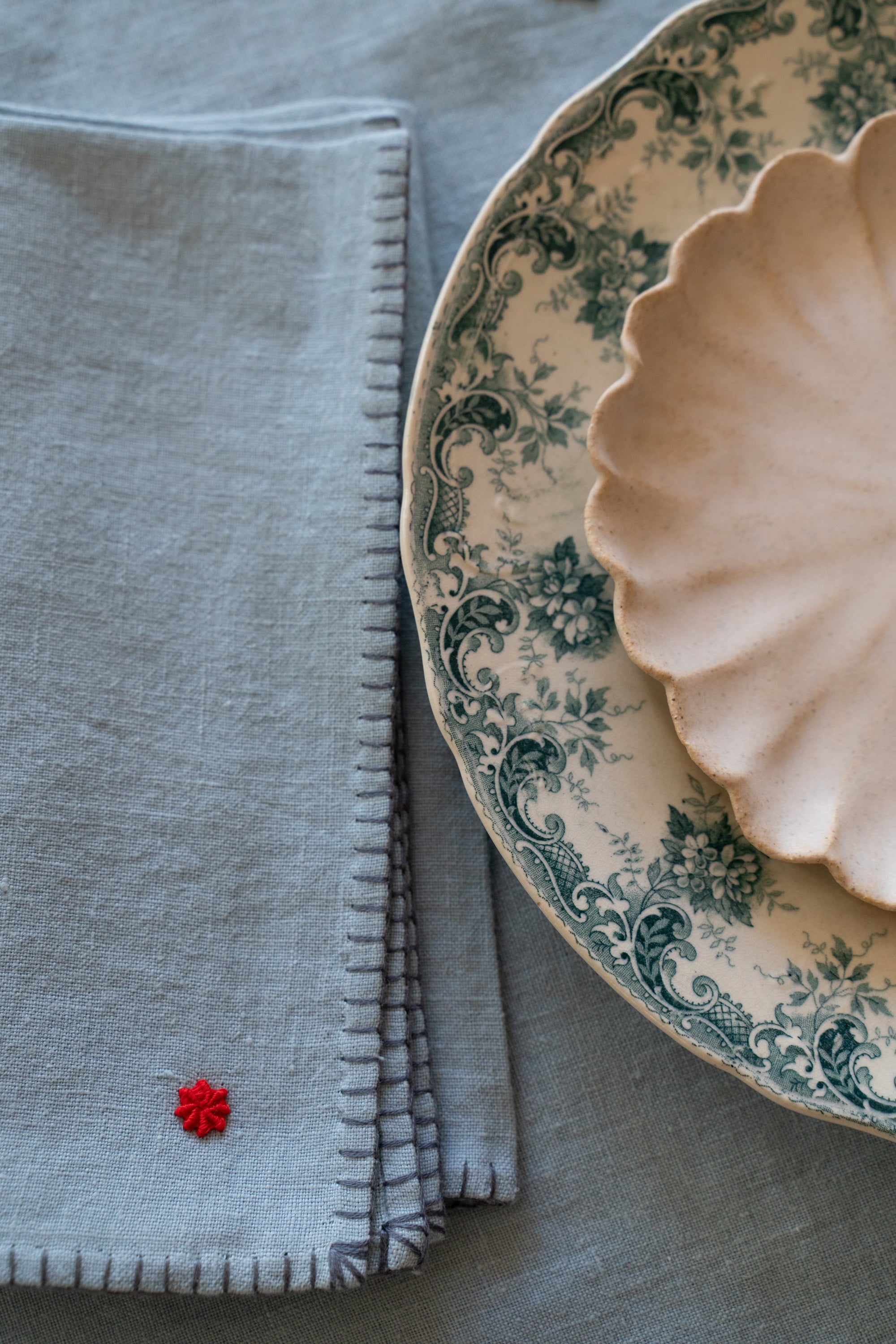 BADRIA - Nappe et serviettes en lin