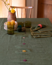 BADRIA - Nappe et serviettes en lin