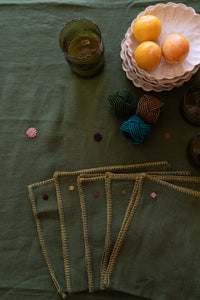 BADRIA - Nappe et serviettes en lin