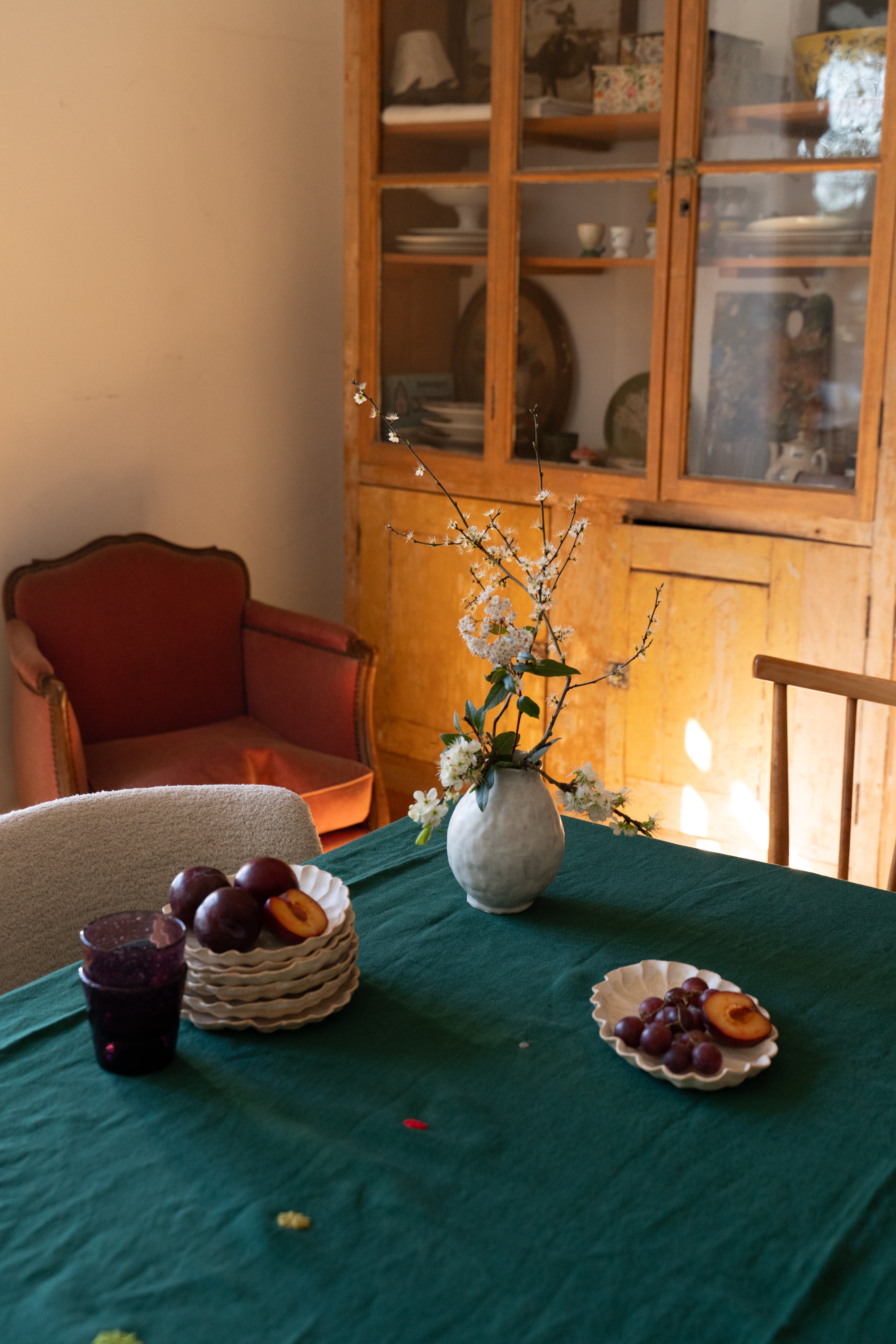 BADRIA - Nappe et serviettes en lin