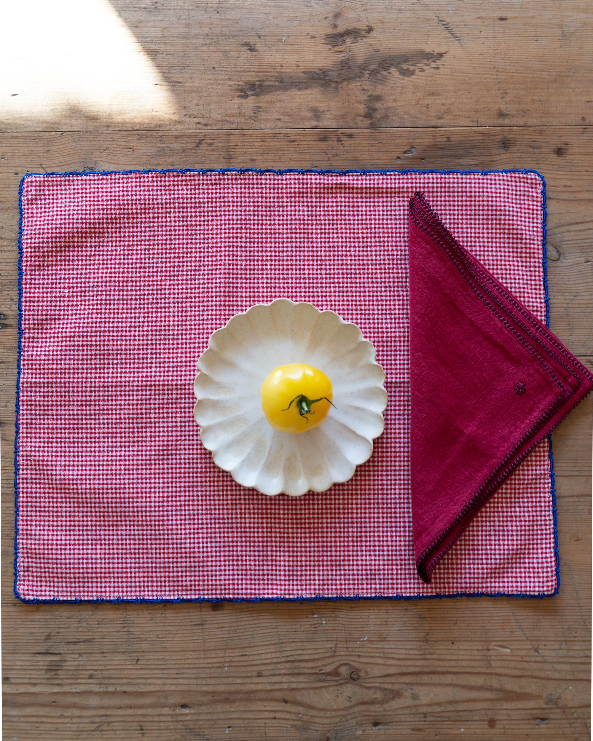 Vichy placemat
