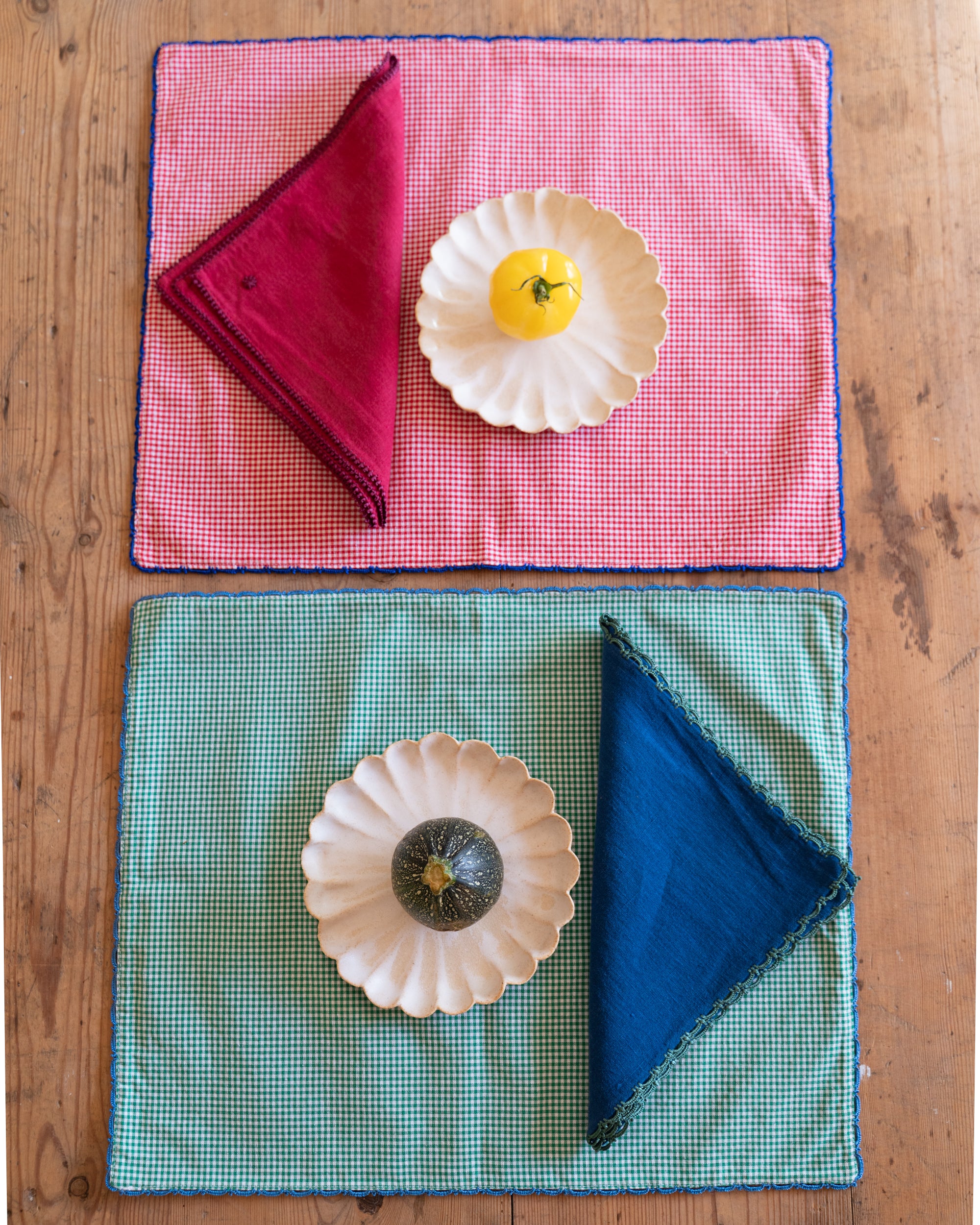 Vichy placemat