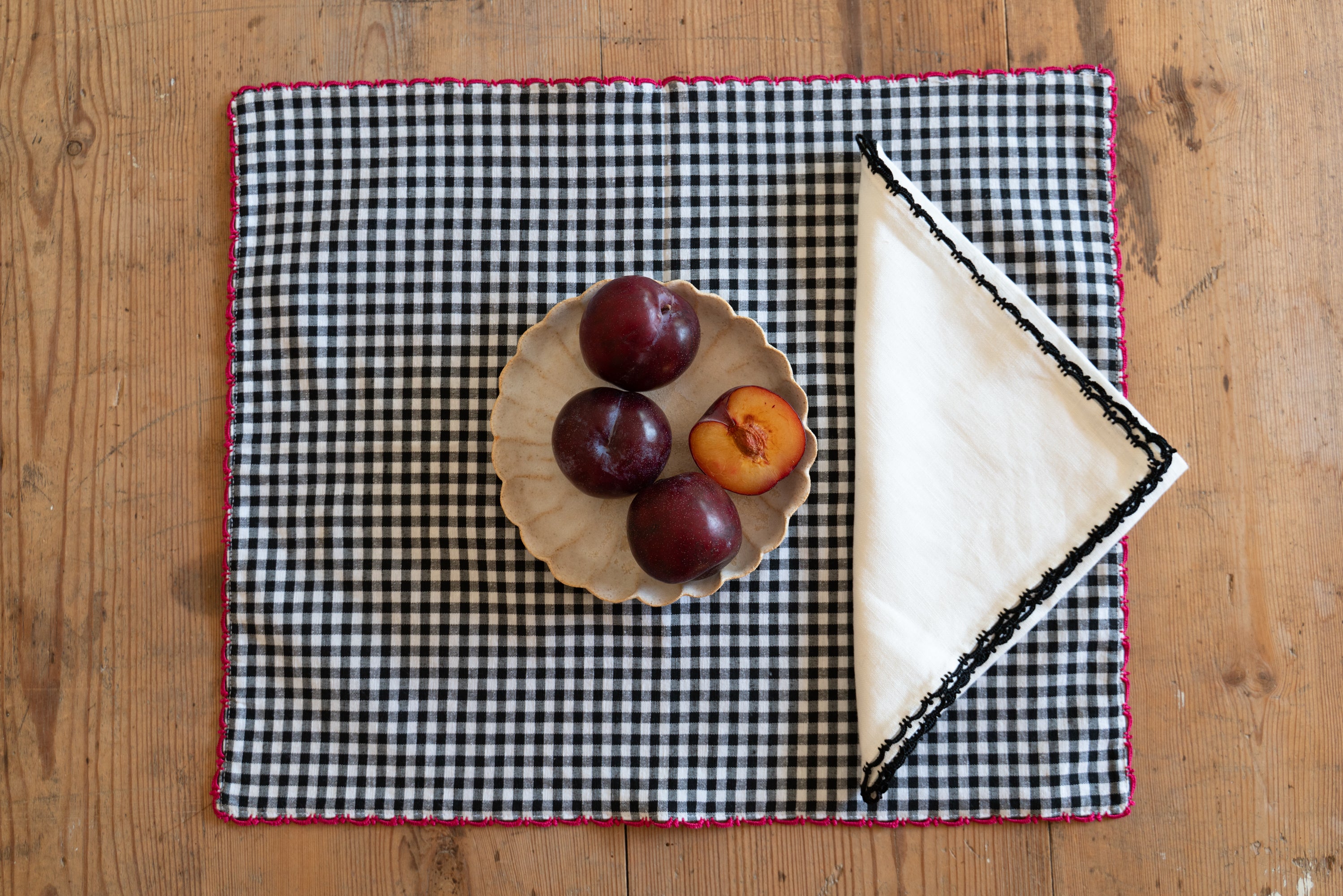 Vichy placemat