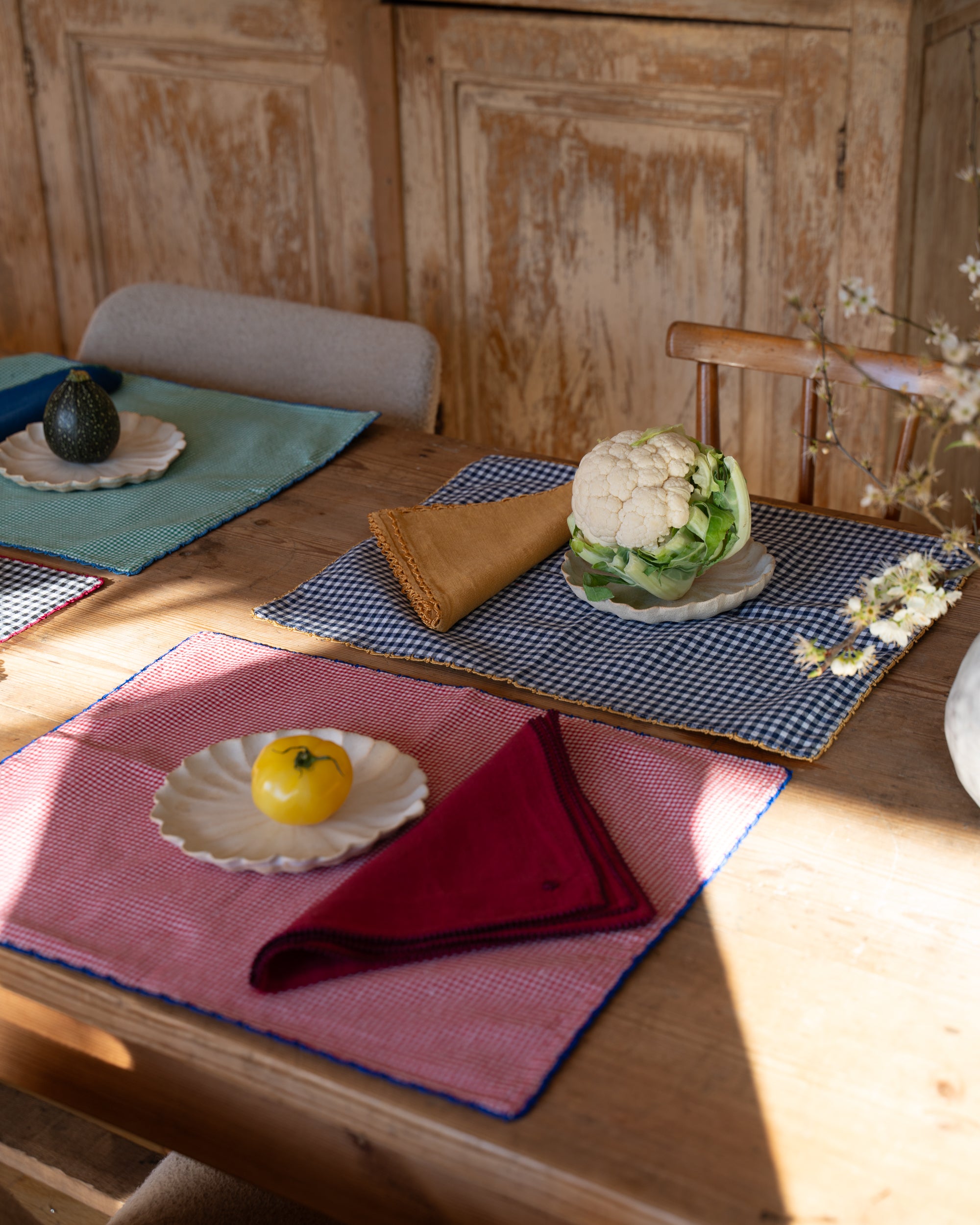 Vichy placemat