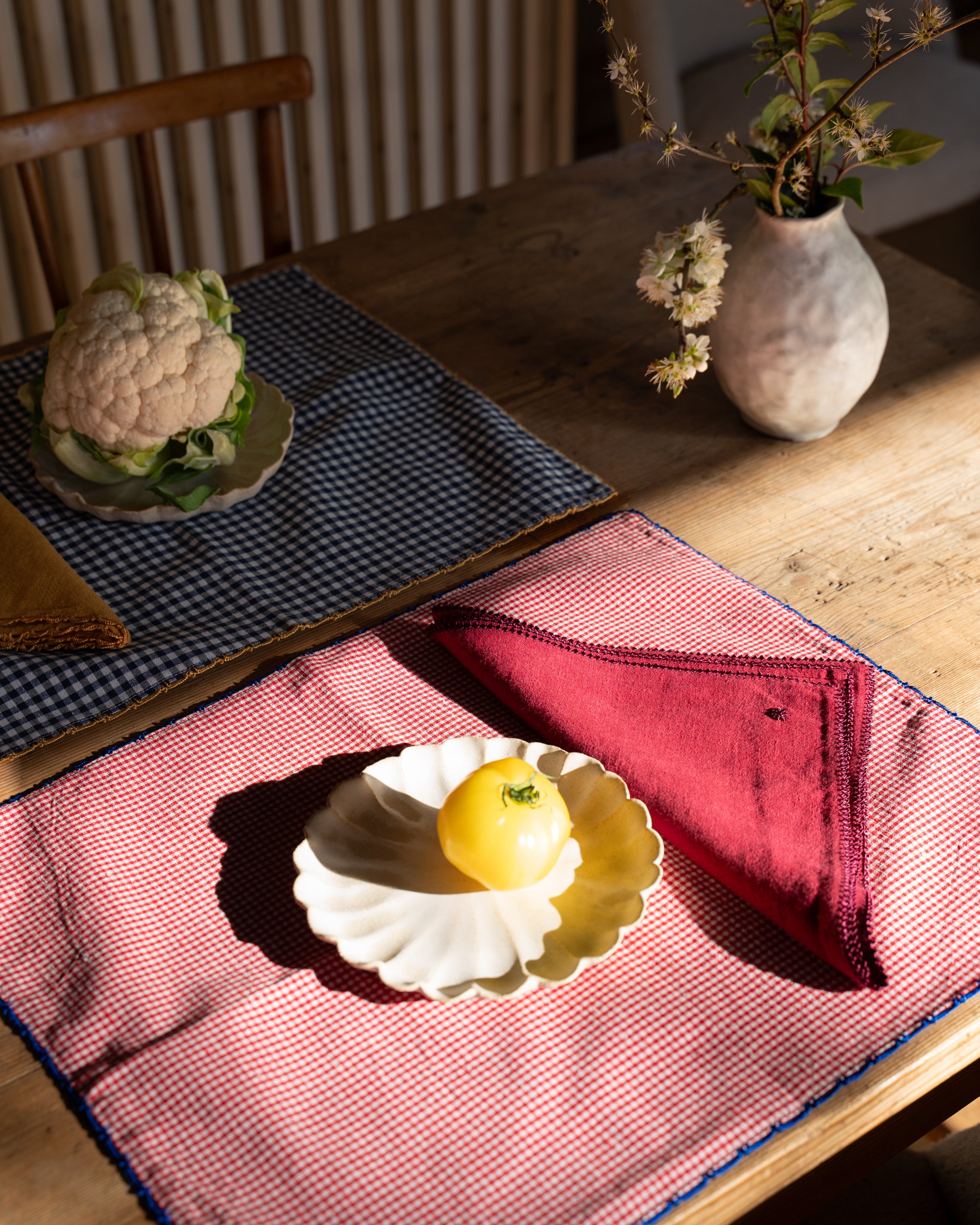 Vichy placemat