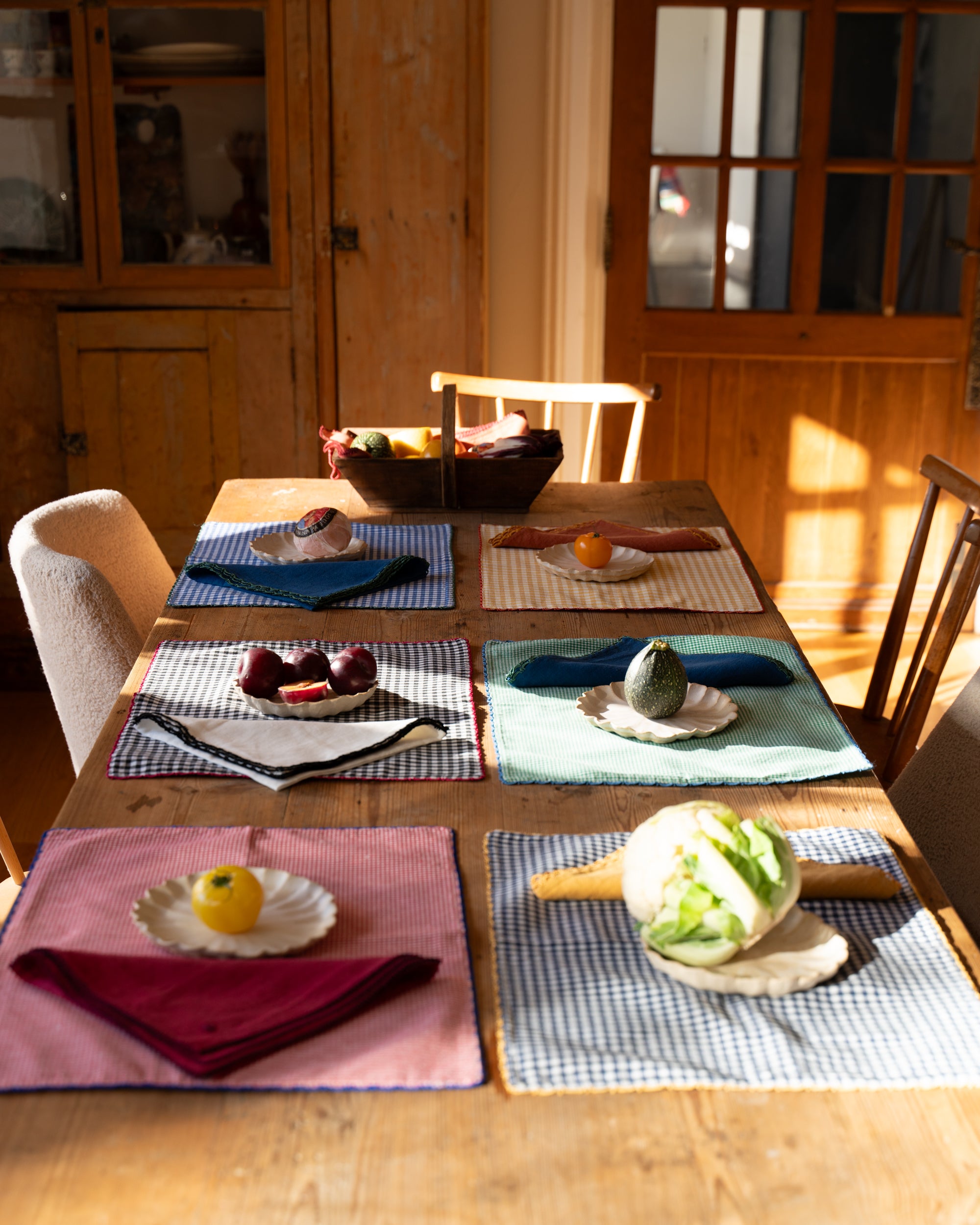 Vichy placemat