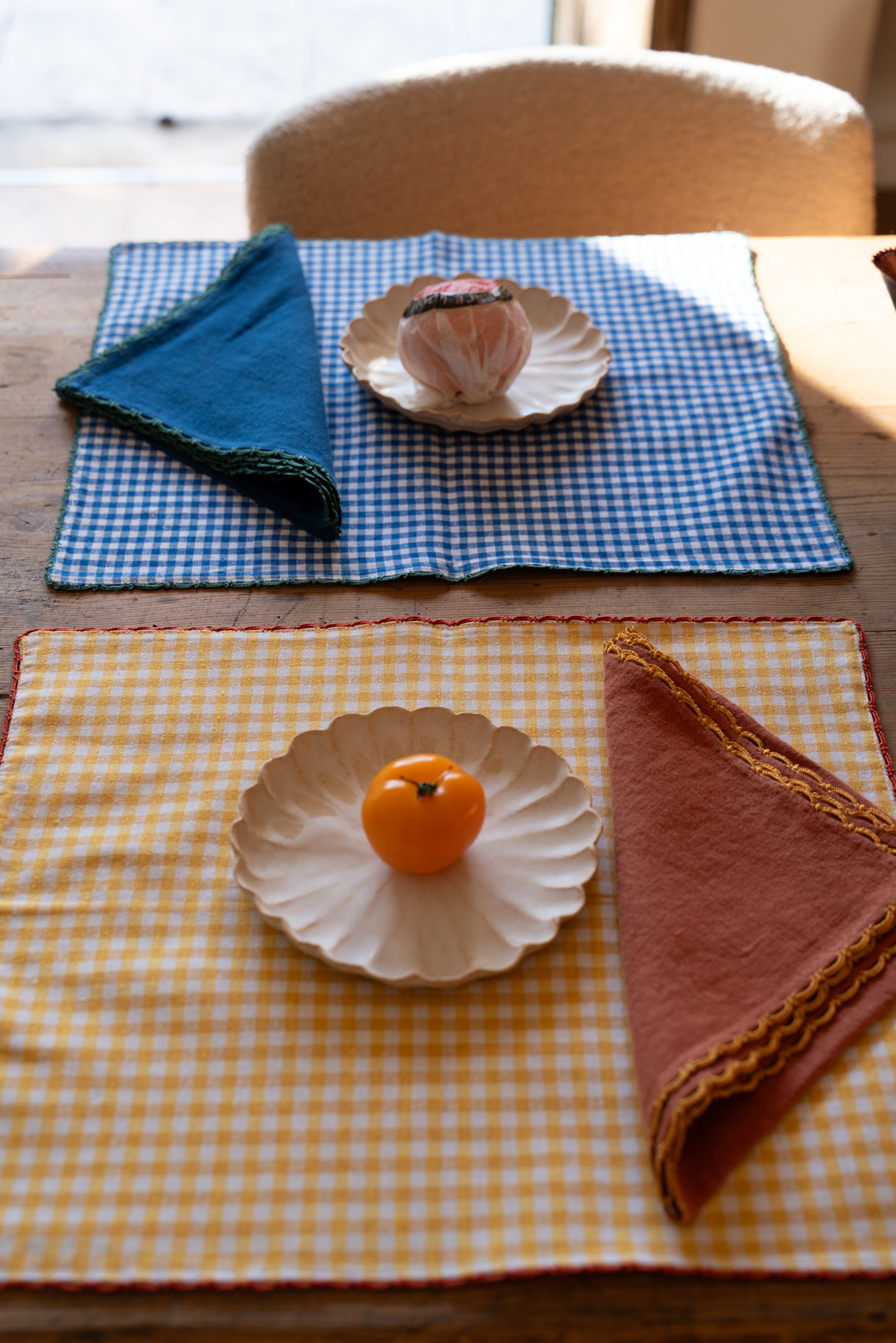 Vichy placemat