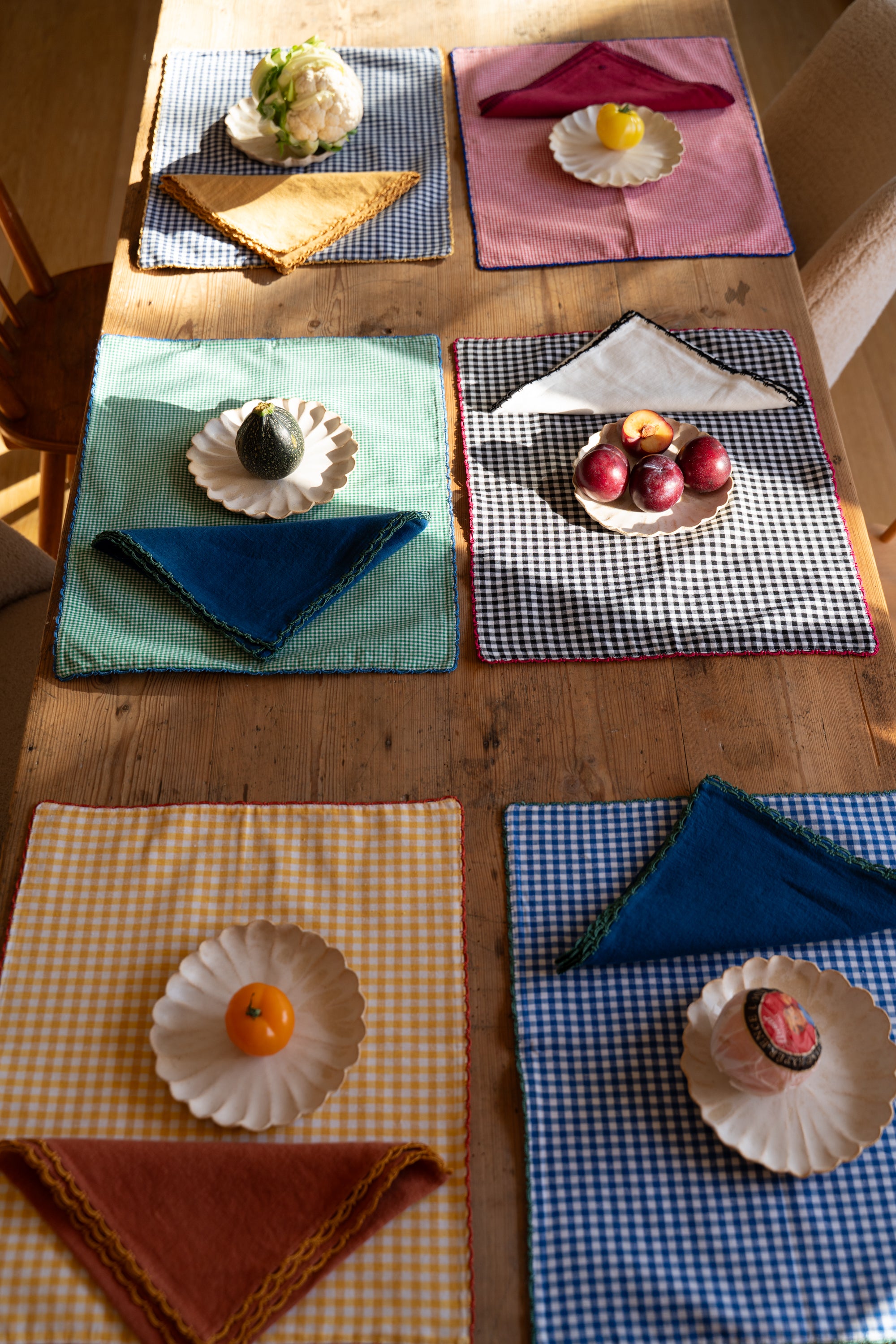 Vichy placemat