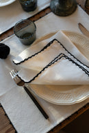 SELMA - Set de table en coton écru