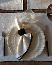 SELMA - Set de table en coton écru