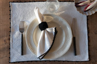 SELMA - Set de table en coton écru