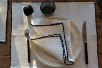 SELMA - Set de table en coton écru