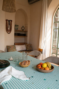 YASMINE - Nappe et serviettes en lin