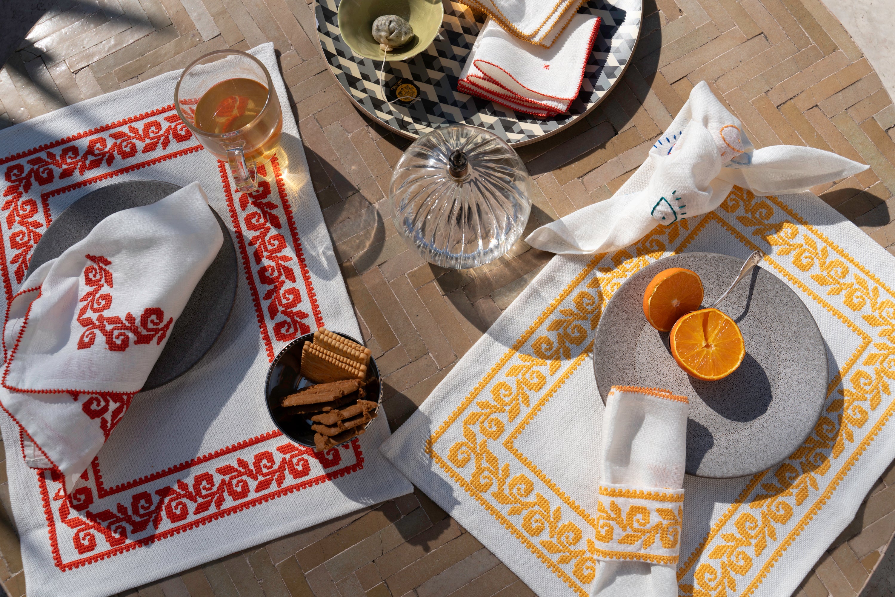 LALA - Set of 6 placemats and napkins