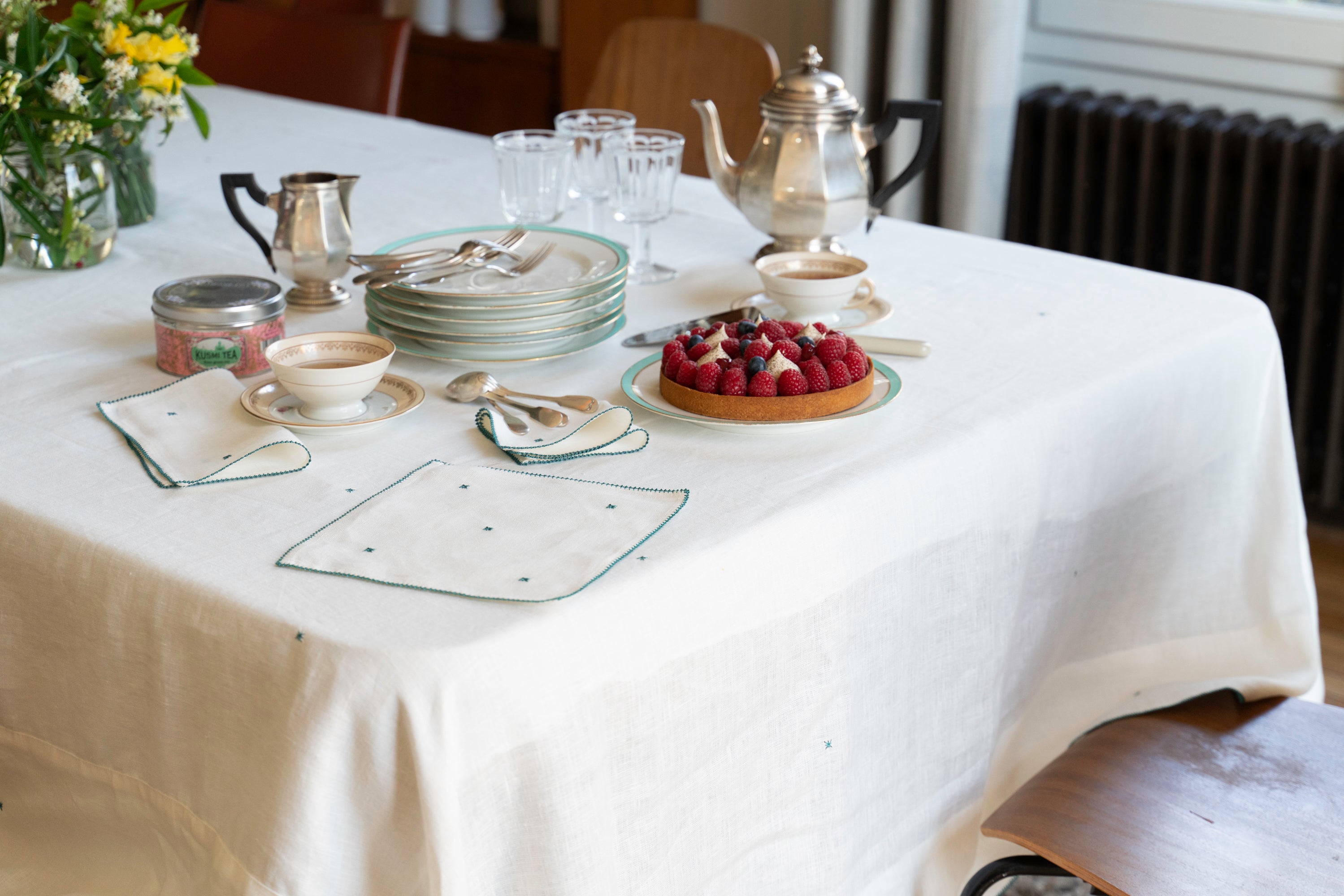 NEJMA - Nappe en lin écru