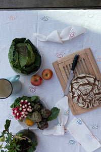 SOUAD - Nappe en lin écru