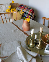MINA - Natural linen tablecloth