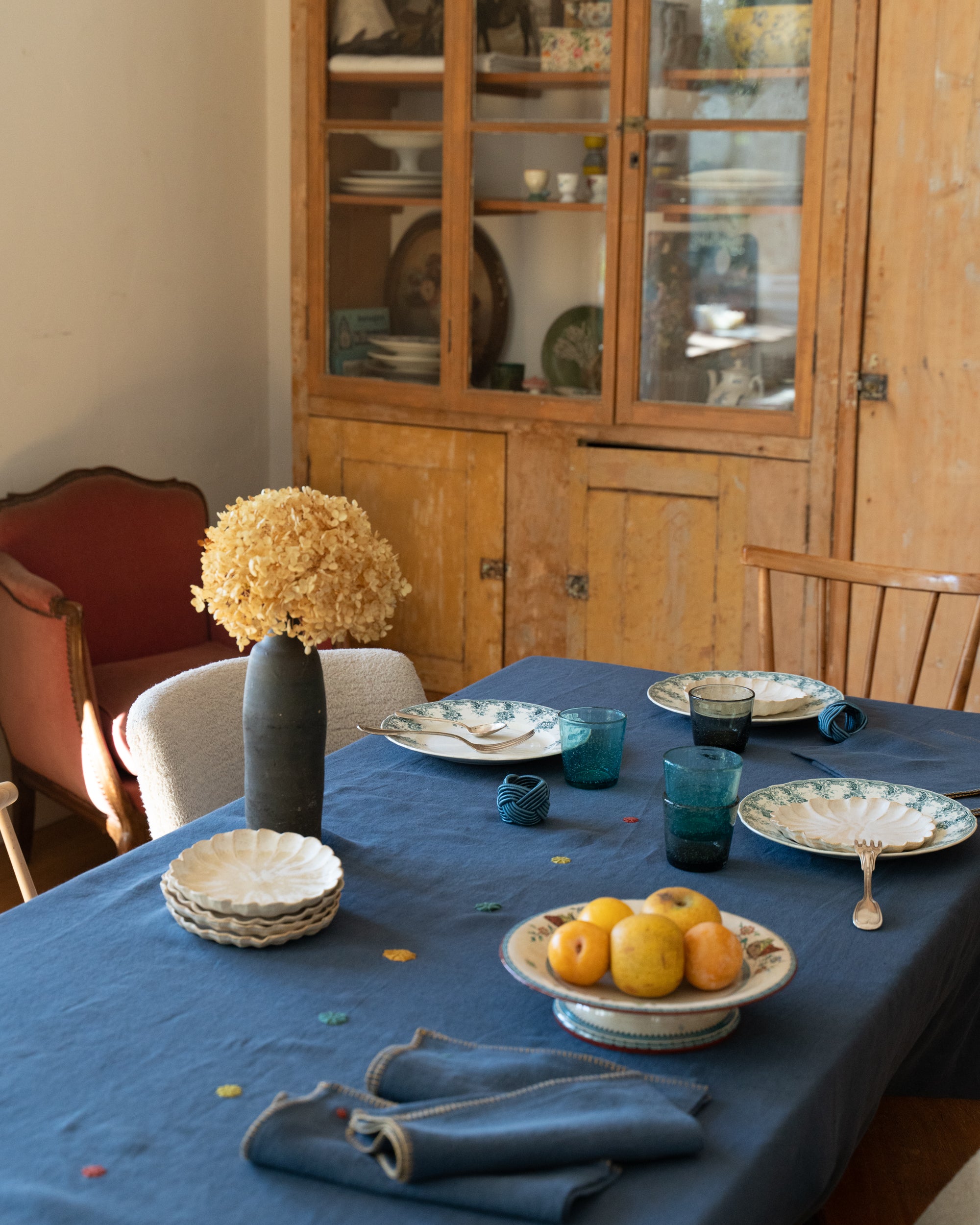 BADRIA - Nappe et serviettes en lin