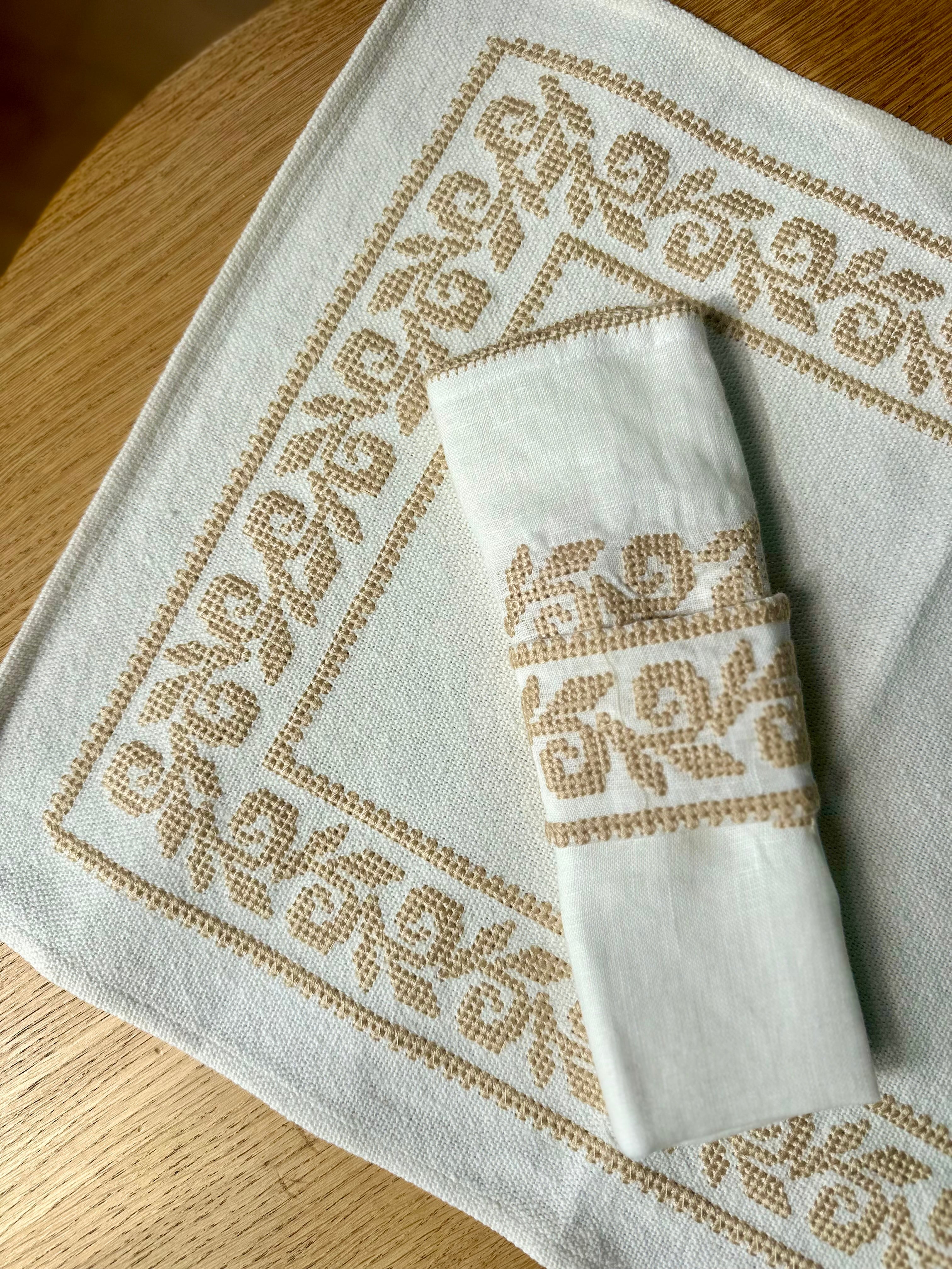 LALA - Set of 6 placemats and napkins