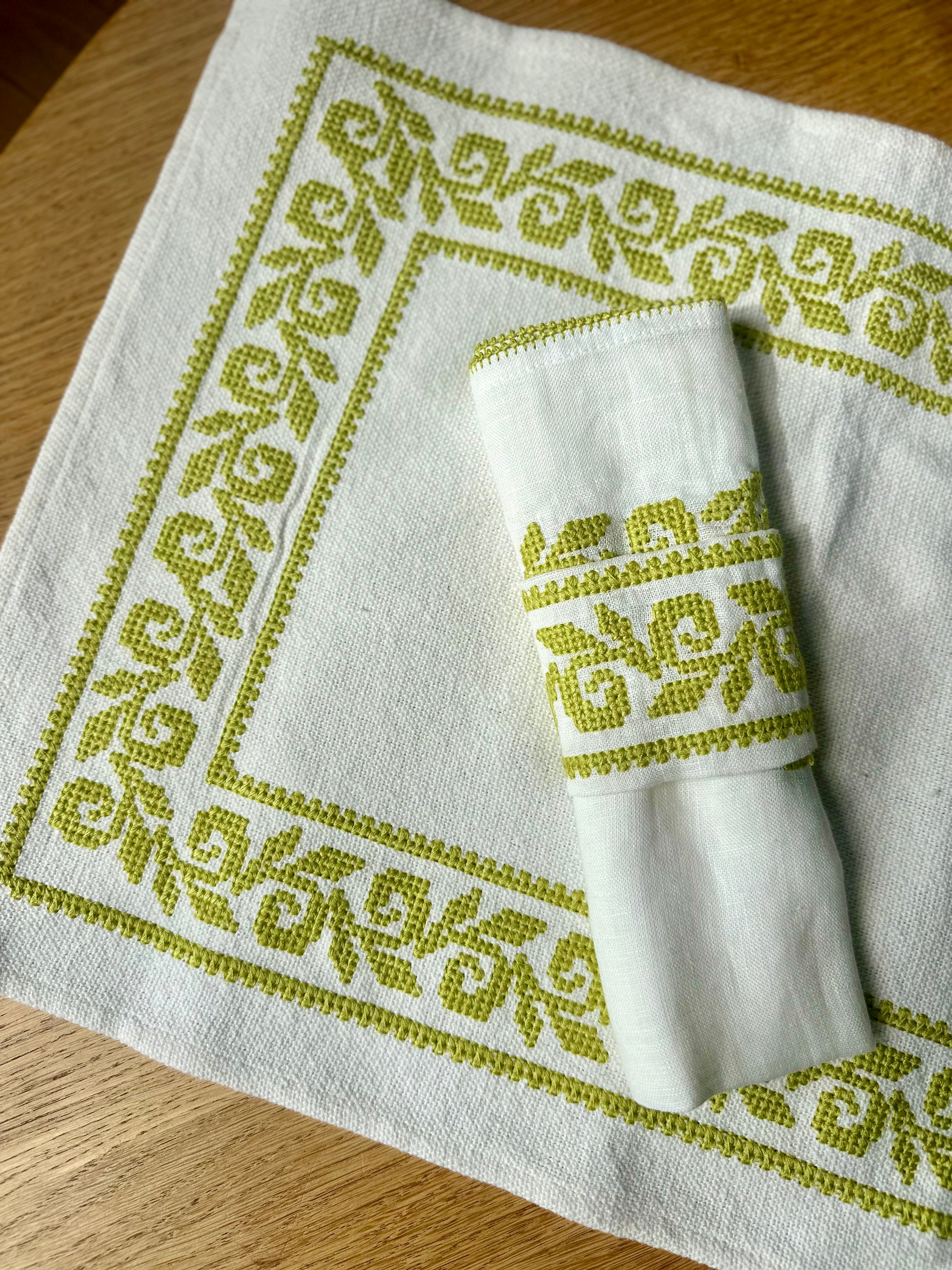 LALA - Set of 6 placemats and napkins