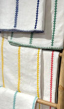 SARAH - white linen tablecloth