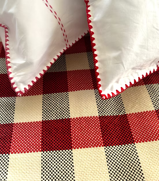 VICHY - Cotton bedspread - light