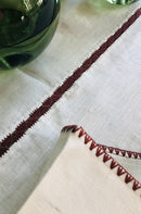 KHOUMASSIA - Linen tablecloth and napkins with string