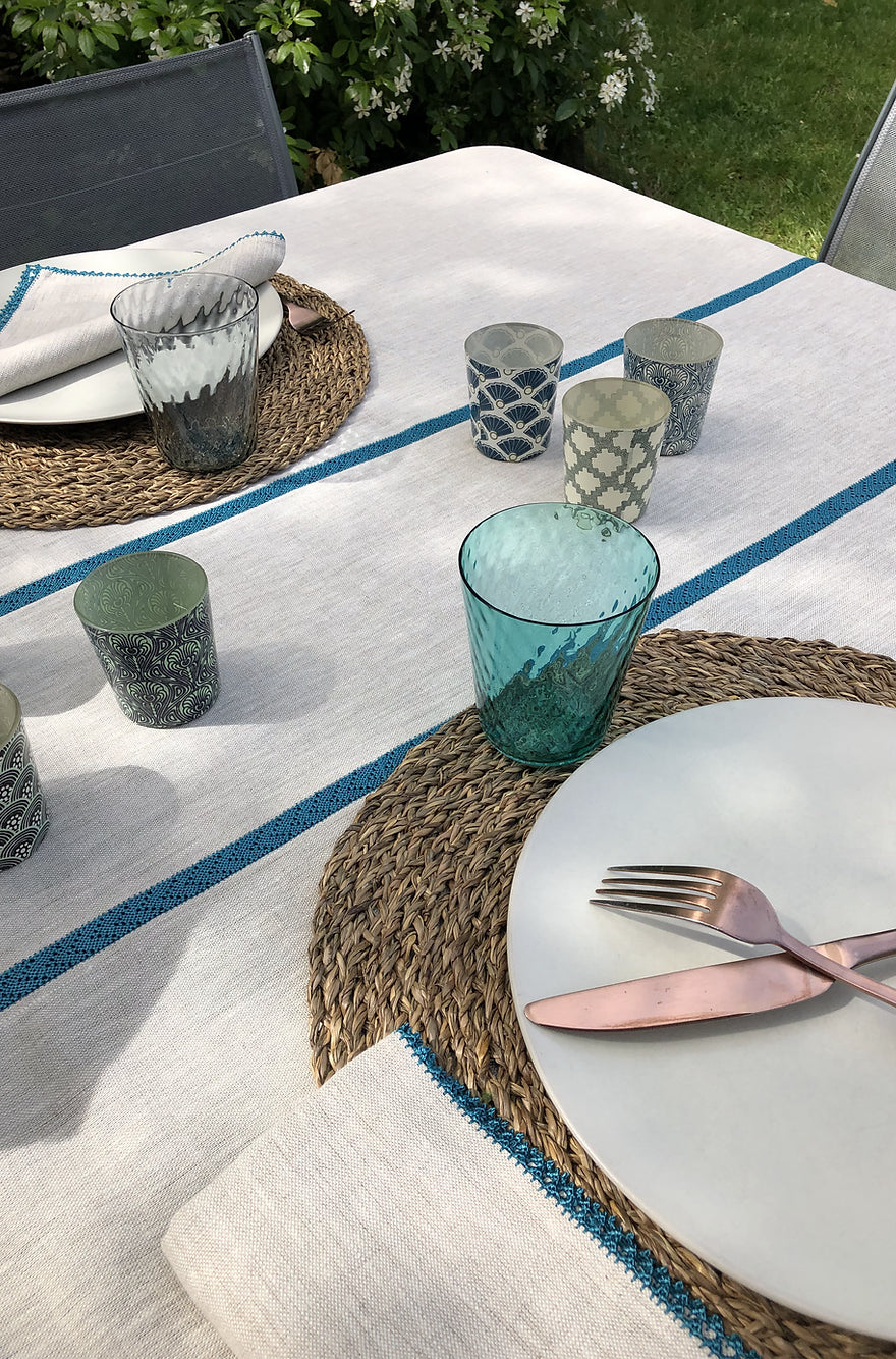 MINA - Nappe en lin naturel