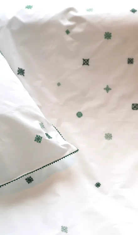 PARURE ATIKA- Linge de lit en percale