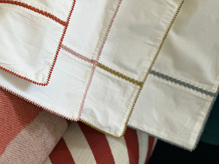 NAÏMA - Drap plat en percale
