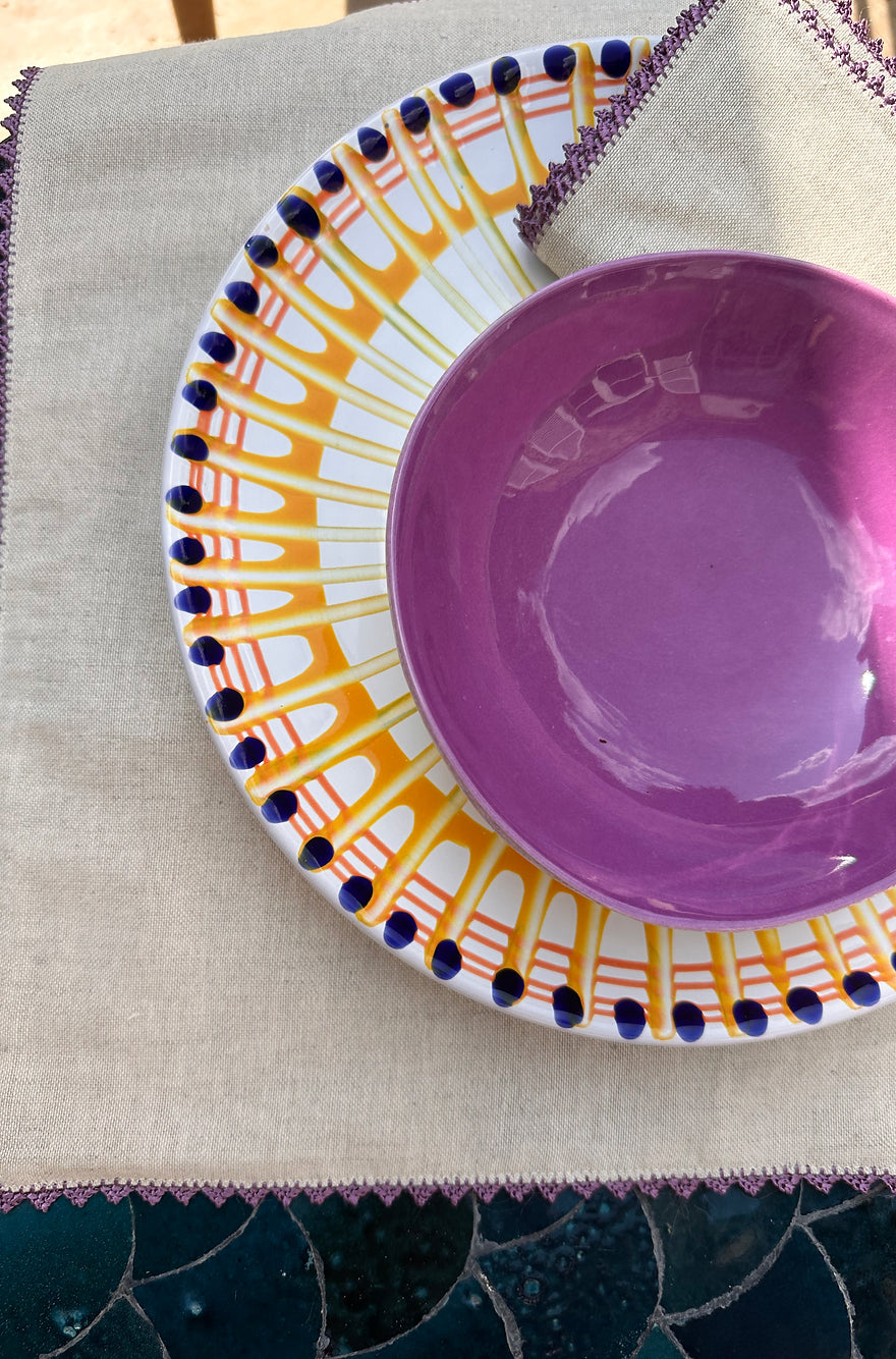 MINA - Sets de table en lin naturel