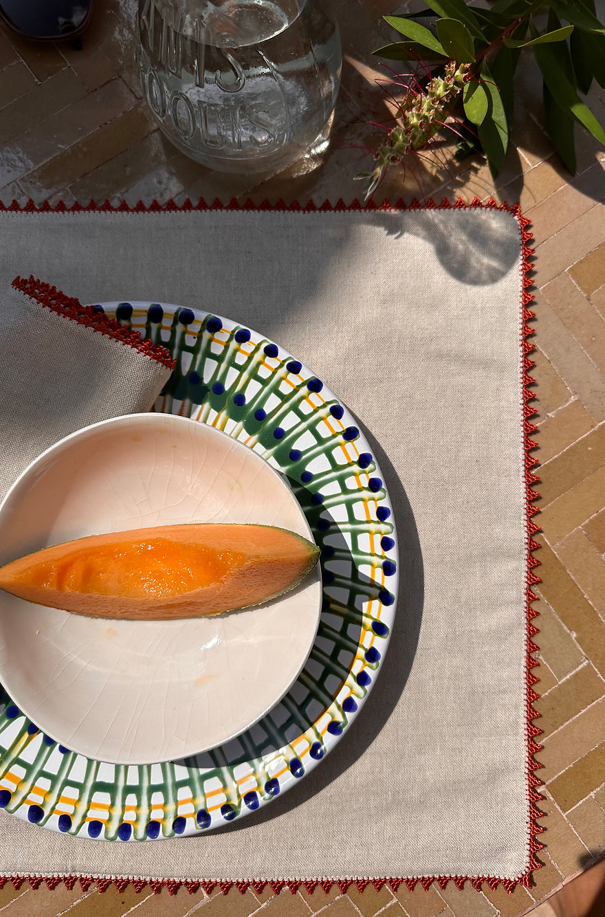 MINA - Sets de table en lin naturel