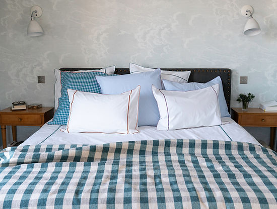 VICHY - Cotton blend bedspread - autumn version