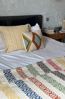FOLK - Jeté de lit jacquard coton