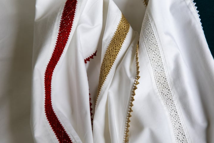MOUNIA - Drap plat en percale