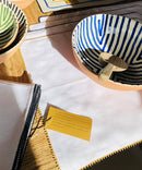 MINA- Sets de table en lin blanc