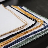 MINA- Sets de table en lin blanc
