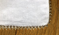MINA- Sets de table en lin blanc