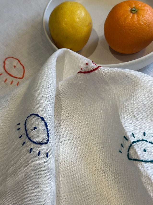 SOUAD - Ecru linen napkin